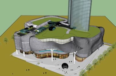 Sketchup综合体模型|超高层新加坡ION综合体,办公楼,商业,现代风格-BIM建筑网