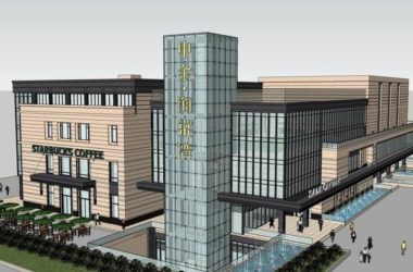 Sketchup商业模型|多层中金·海棠湾商业会所,现代风格-BIM建筑网