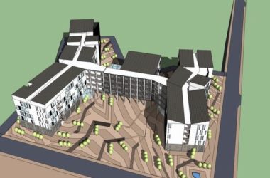 Sketchup学校模型|多层学校,校园教育建筑,现代风格-BIM建筑网