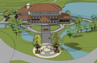 Sketchup办公模型|多层办公接待中心,古典风格-BIM建筑网