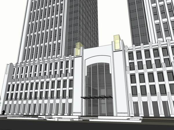 Sketchup酒店模型|高层酒店,现代风格 Sketchup酒店模型|高层酒店,现代风格