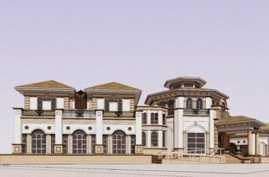 Sketchup商业模型|多层商业会所,古典西班牙风格-BIM建筑网