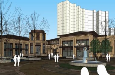 Sketchup商业模型|多层商业街,步行街,古典风格-BIM建筑网