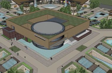 Sketchup文化模型|多层昆明池水文化博物馆,文化建筑,现代风格-BIM建筑网