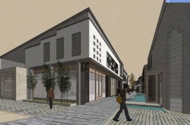 Sketchup商业模型|多层商业街,步行街,现代中式风格-BIM建筑网