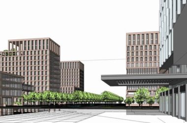 Sketchup办公模型|高层办公楼,现代风格-BIM建筑网