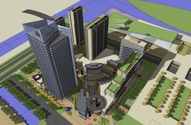 Sketchup综合体模型|高层办公楼,商业,酒店,综合体,现代风格-BIM建筑网