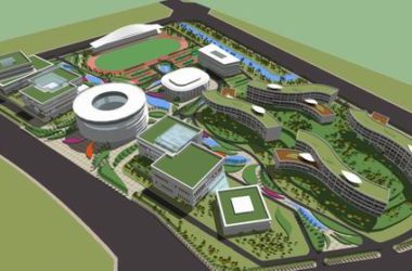 Sketchup学校模型|多层职业学校,校园教育建筑,现代风格-BIM建筑网