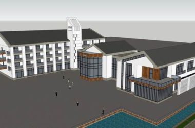 Sketchup文化模型|多层小教堂,文化建筑,中式风格-BIM建筑网
