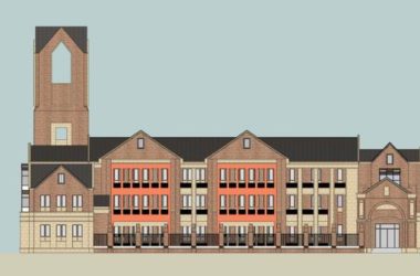 Sketchup学校模型|多层幼儿园学校,校园教育建筑,英式风格,古典风格-BIM建筑网