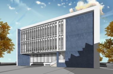 Sketchup文化模型|多层图书馆,文化建筑,现代风格-BIM建筑网