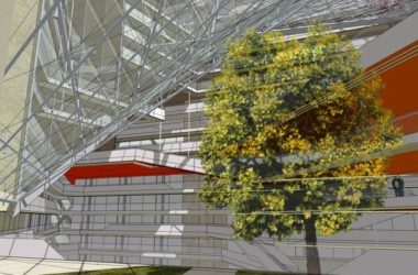 Sketchup办公模型|高层办公楼,现代风格-BIM建筑网