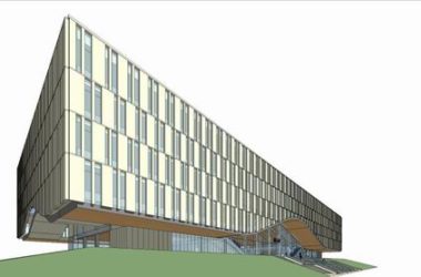 Sketchup文化模型|多层图书馆,文化建筑,现代风格-BIM建筑网