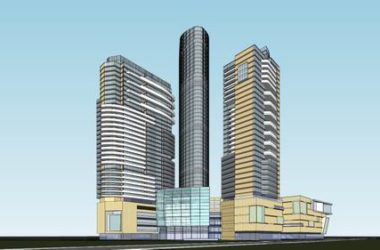 Sketchup综合体模型|超高层办公楼,商业,酒店,综合体,现代风格-BIM建筑网