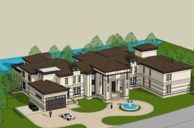 Sketchup商业模型|多层娱乐商业会所,欧式古典风格-BIM建筑网