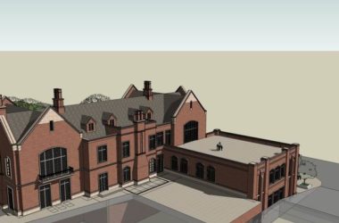 Sketchup商业模型|多层娱乐商业会所,英式古典风格-BIM建筑网