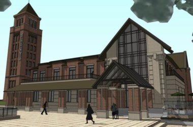 Sketchup景观模型|多层休闲景观会所,英式古典风格-BIM建筑网