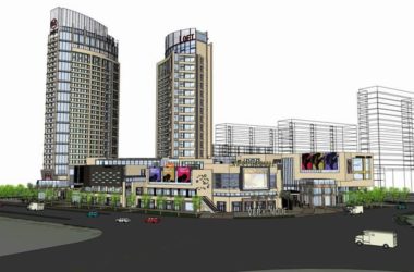 Sketchup综合体模型|多高层综合体,办公楼,酒店,商业,古典风格-BIM建筑网