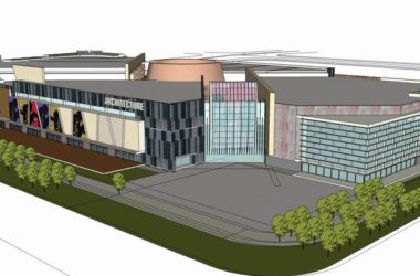 Sketchup商业模型|多层商业街,步行街,现代风格-BIM建筑网