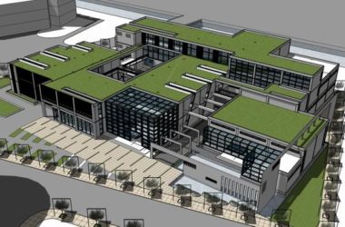 Sketchup文化模型|多层图书馆,文化建筑,现代风格-BIM建筑网