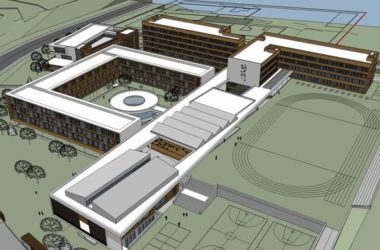 Sketchup学校模型|多层中学学校,校园教育建筑,现代风格-BIM建筑网