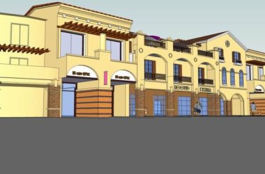 Sketchup商业模型|多层商业街,步行街,欧式古典风格-BIM建筑网