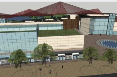 Sketchup商业模型|多层商业街,现代风格-BIM建筑网