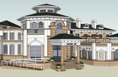 Sketchup商业模型|多层商业会所,欧式古典风格-BIM建筑网