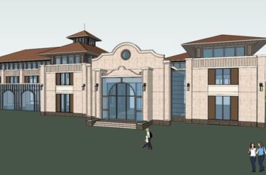 Sketchup住宅模型|多层活动中心,住宅,古典风格-BIM建筑网