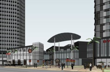 Sketchup综合体模型|超高层办公楼,酒店,商业,综合体,现代风格-BIM建筑网