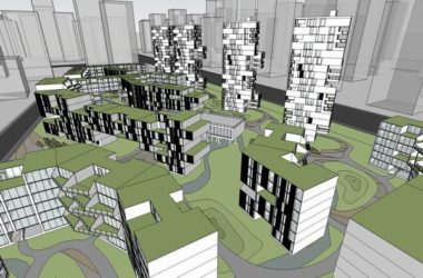 Sketchup综合体模型|多层高层综合体,办公楼,酒店,商业,现代风格-BIM建筑网