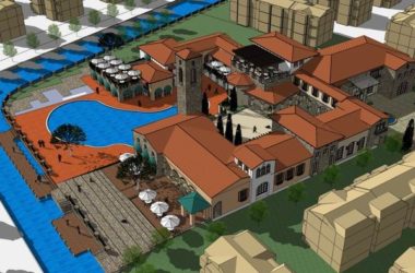 Sketchup商业模型|多层娱乐会所,商业,西班牙古典风格-BIM建筑网