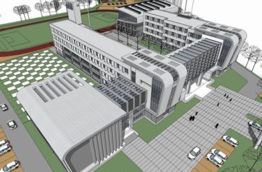Sketchup学校模型|多层小学学校,校园教育建筑,现代风格-BIM建筑网