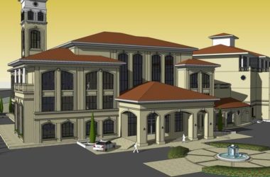 Sketchup商业模型|多层会所,商业,古典风格-BIM建筑网