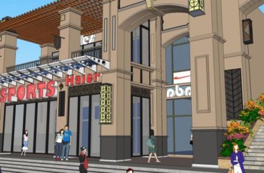 Sketchup商业模型|多层商业街,古典风格-BIM建筑网