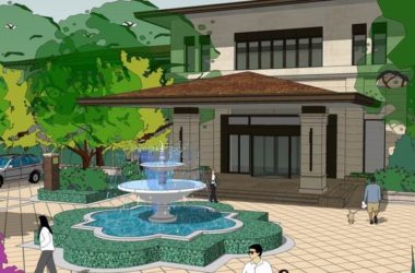 Sketchup商业模型|多层金地国际广场入口,商业,古典风格-BIM建筑网