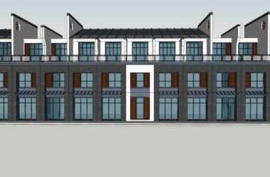 Sketchup商业模型|多层商铺,商业,中式古典风格-BIM建筑网