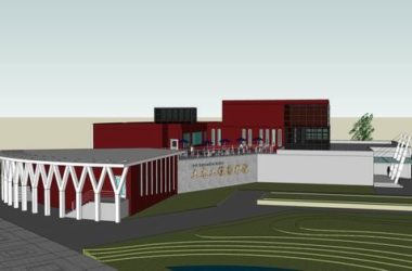 Sketchup文化模型|多层土木工程图书馆,文化建筑,现代风格-BIM建筑网