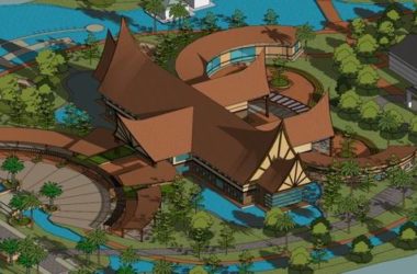 Sketchup酒店模型|多层南方度假酒店,东南亚古典风格-BIM建筑网