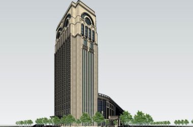 Sketchup酒店模型|高层酒店,商业,欧式古典风格-BIM建筑网