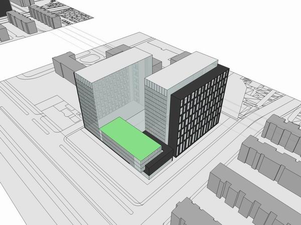 Sketchup办公模型|高层办公楼,现代风格 Sketchup办公模型|高层办公楼,现代风格