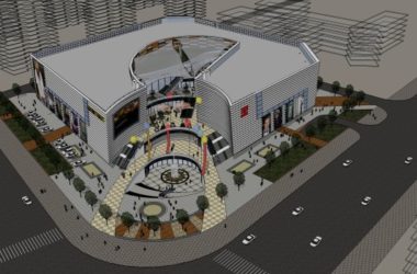 Sketchup商业模型|多层商场,购物中心,商业,现代风格-BIM建筑网