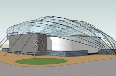 Sketchup体育馆模型|多层体育馆,现代风格-BIM建筑网