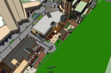 Sketchup商业模型|多层沿街商业建筑,古典风格-BIM建筑网