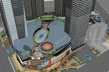 Sketchup综合体模型|超高层办公楼,综合体,住宅楼,底层商业,现代风格-BIM建筑网