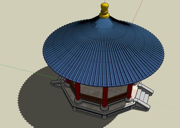 Sketchup小品模型|园亭,中式风格,小品 Sketchup小品模型|园亭,中式风格,小品