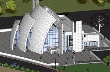 Sketchup文化模型|多层千禧教堂,公建,文化建筑,现代风格-BIM建筑网