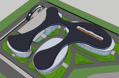 Sketchup学校模型|多层学校,校园教育建筑,公建,现代风格-BIM建筑网