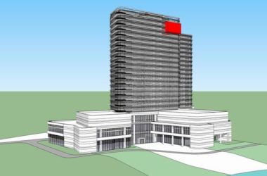 Sketchup办公模型|高层办公楼,写字楼,现代风格-BIM建筑网