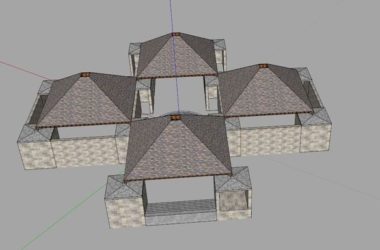 Sketchup小品模型|公共浴室,公建,古典风格,小品-BIM建筑网